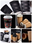 Disposable Ripple Paper Cup Sleeve Machine 380V With Photo Sensor
