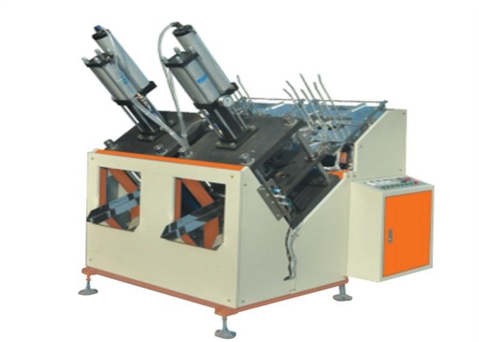 Printed Cutting Double Die Paper Plate Machine High Speed For Making Paper Plates